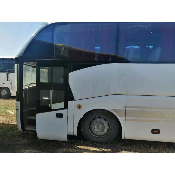 O motor traseiro usado dos assentos da condução à direita 55 do tipo ZK6127 de Yutong do ônibus de excursão usou o treinador Bus Double Doors