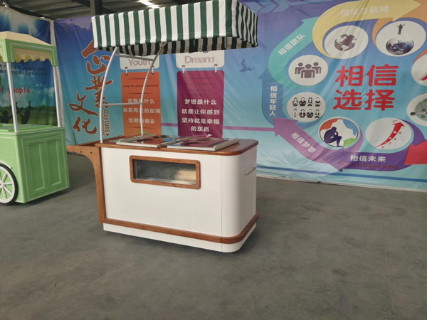 Hot Sale Cheap Gelato Ice Cream Display Freezer Italian Ice Cream Cart