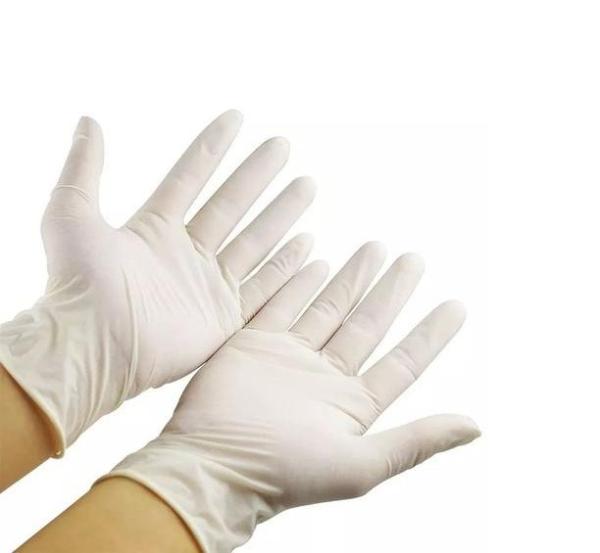 Luvas médicas descartáveis da resistência da alergia/luvas descartáveis categoria médica