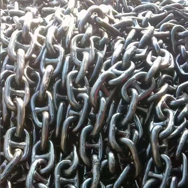 52 mm de alta resistencia de aleación de acero pintura de pulverización Stud Link Anchor Chain Vessel posicionamiento