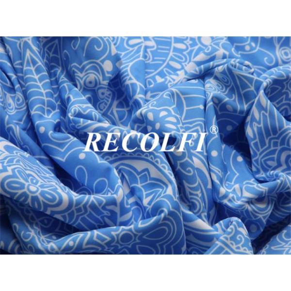 Functional Recycled Activewear Knit Fabric Ultra Fast Drying UV Protect SPF50+