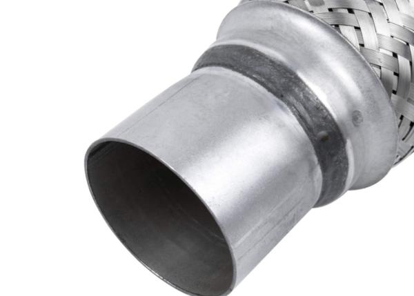 2.5 X 8 12 Overall Length 201 Stainless Steel Exhaust Flex Pipe For Automobile Aftermarket