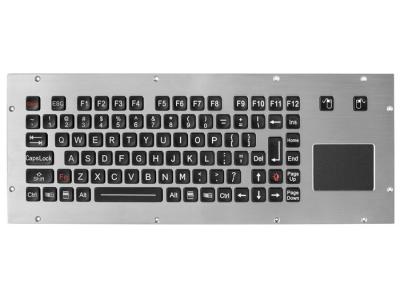Metal industrial do teclado áspero marinho com quiosque IP67 do Touchpad