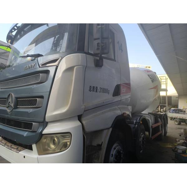 Camion malaxeur à béton d'occasion SANY 2017, 12 mètres cubes, 12m3, ancien camion de ciment