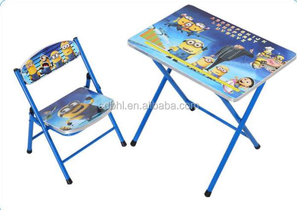 Kids Salon Furniture Foldable Child Seat and Table for Home Furniture Daily Function