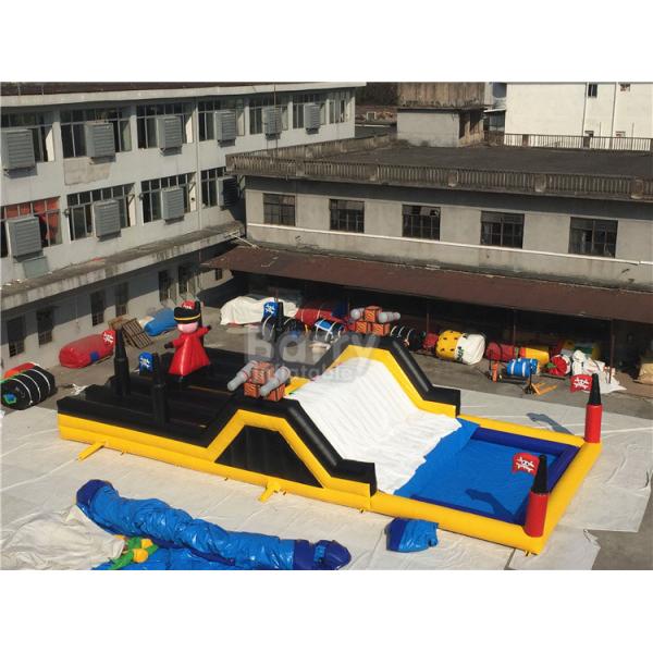Barry Extreme Inflatable Run Large Pirate Ship Theme Blow Up Obstacle Course