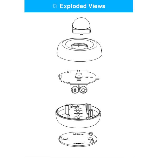 Датчик движения Tuya DC3V 60mA WiFi PIR 360 градусов динамических