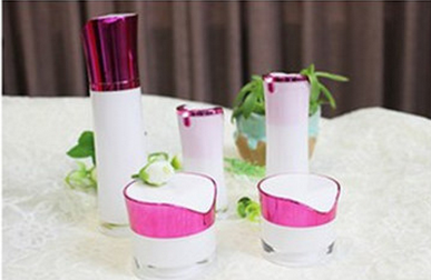 El cosmético privado de aire del tapón de tuerca embotella la impresión de pantalla de seda del OEM del cuidado de piel 15ml LFGB