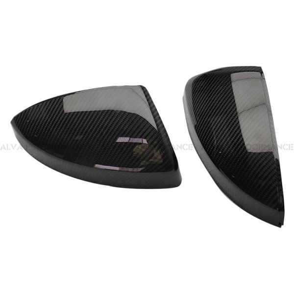 Side Mirror Left Cover Dry Carbon Fiber OEM Type Fitment Excellent Audi R8 2020 Plus Replacement Accessory
