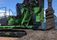 equipamento de broca montado esteira rolante do motorista 28m de 272L/Min Multifunctional Highway Auger Pile