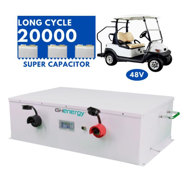 Electric Golf Cart Battery 48v 2100wh Graphene Super Capacitor Battery