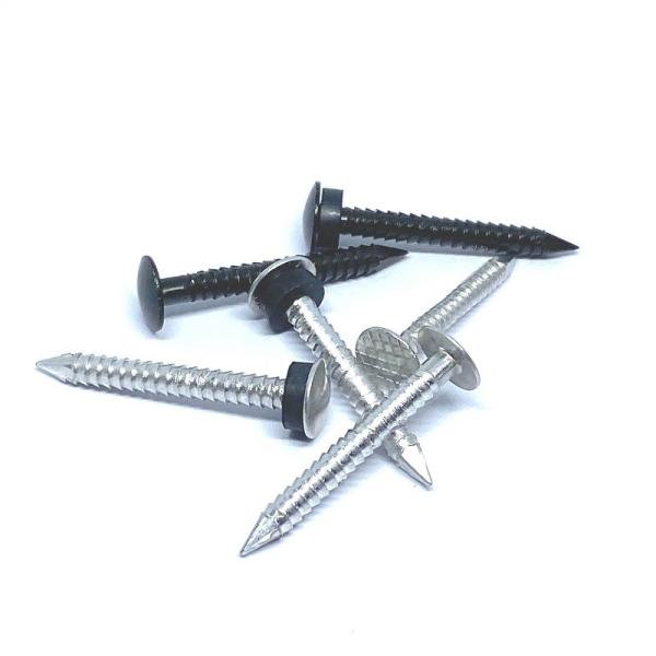 Cabeça lisa Ring Shank Aluminium Roofing Nails 2.6X30MM com material macio