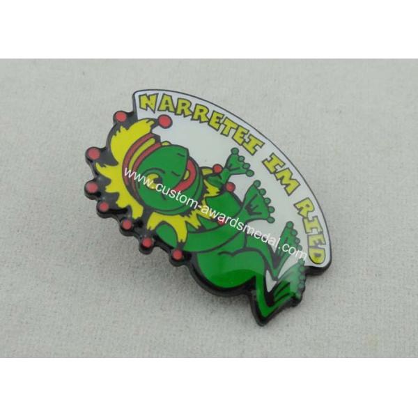 Narretei IM Ried Collecting Soft Enamel Pin Badges With Black Nickel Plating