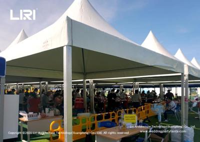 Easy To Install Pagoda Tent Aluminum Structure White PVC For Anti - Epidemic