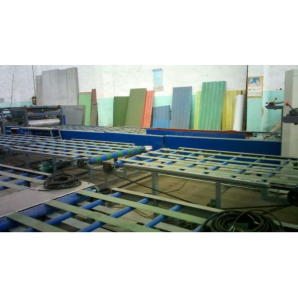 Máquina de fabricación de tejas de óxido de magnesio prefabricada para viviendas / línea de producción Certificado CE