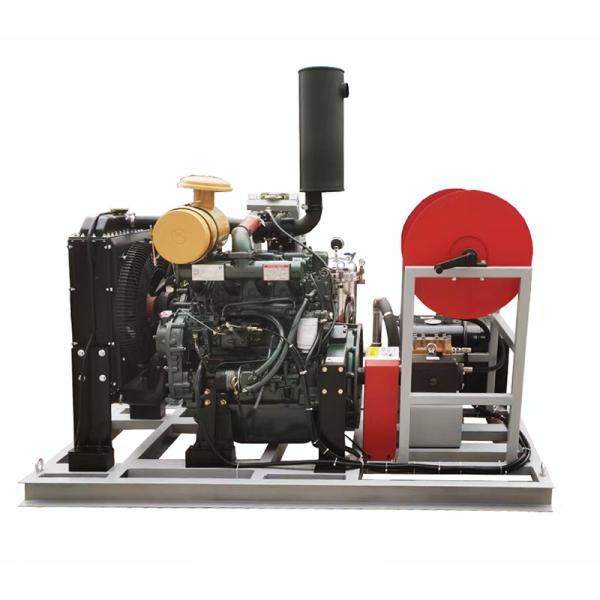 Large Pipeline Water Jet Pipe Cleaner High Pressure Petrochemical Power Plant