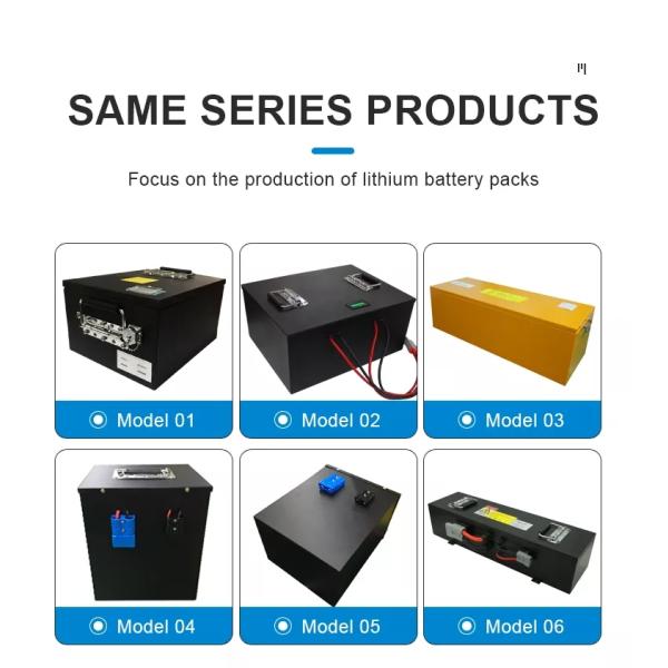 60V 60AH Rechargeable LiFePO4 Battery For Electric Scooter Tricycle 2500 Cycles Life