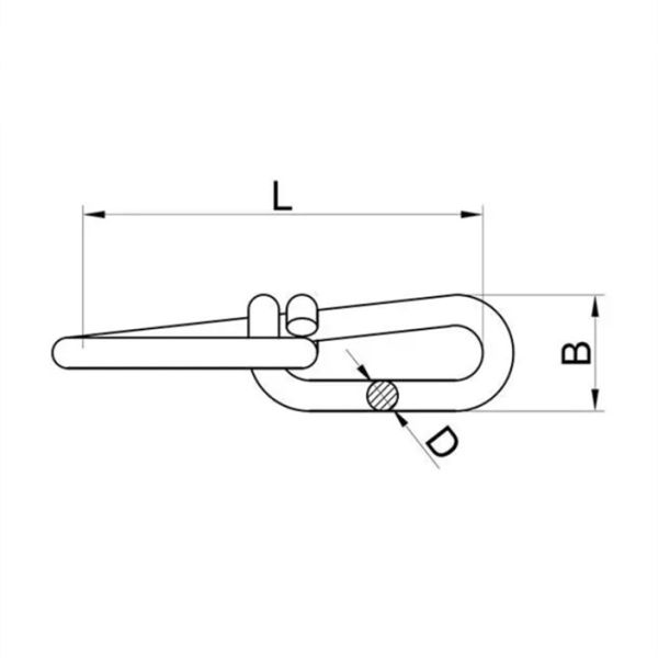DIN5686 KNOTTED CHAIN