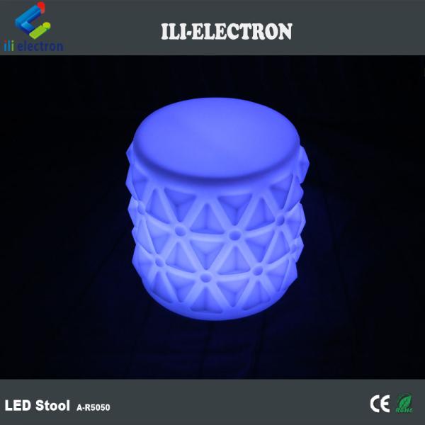 Funny Plastic LED Glow Furniture , LED Light Up Chairs For Kindergarten