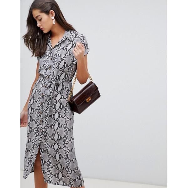OEM new style animal print grey girls midi shirt dress
