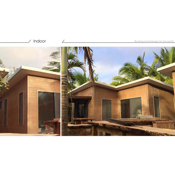 Бунгало офиса Prefab самонаводит светлый материал железного каркаса датчика энергосберегающий