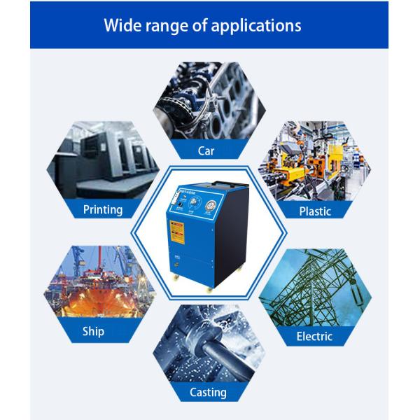 Машина промышленного небольшого портативного сухого льда очищая для автомобилей взрывая шкаф