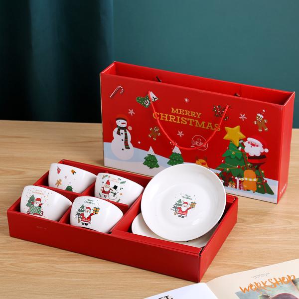 Customizable Ceramic Home Decoration Tableware For Christmas Gift