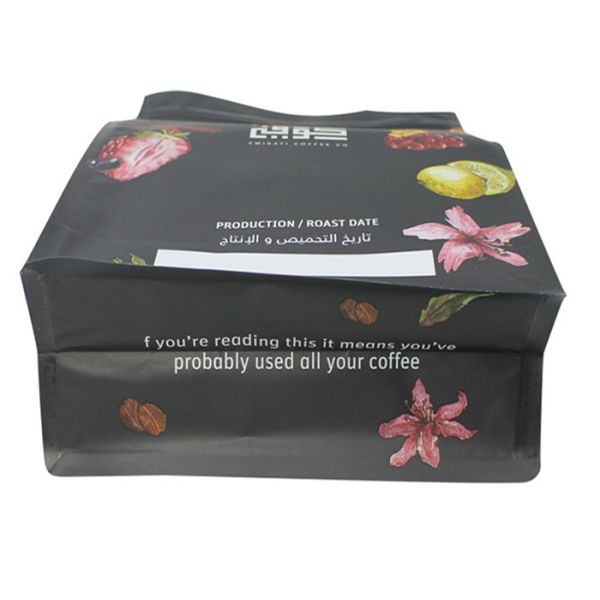 Customized 8 Sides Sealing Nuts Coffee Packaging Pouch For Dog Cat Food