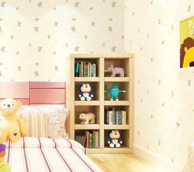 Elephant Cartoon Household Children Room Wallpaper PVC Wallcovering Chinese Factory Modern