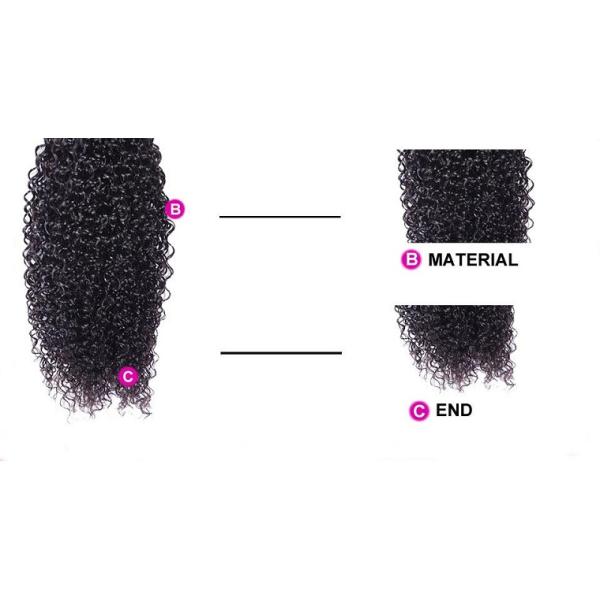 Tangle Free Weave Human Hair / Brazilian Weaves Hair Extensions Double Weft