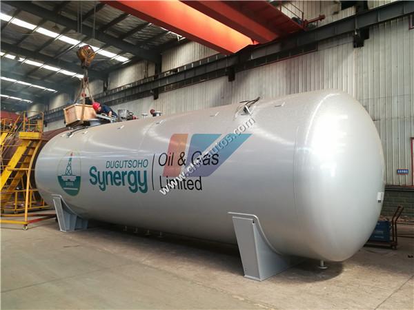 Cooking Gas Refilling LPG Gas Tanker Truck For LPG Station Plant ASME 50 Cbm 25MT