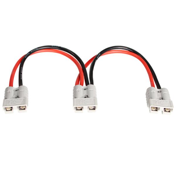 50 Quick 300mm Electric Wire Harness 600V Double Pole Connector