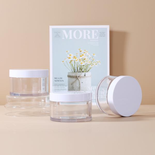 500ml PET Cream Jar Wide Mouth Cosmetic Cream Containers 14g Weight