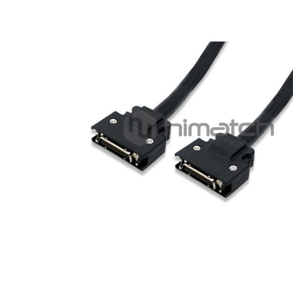 Durable SCSI Data Cable Assembly OEM Available MDR 36 Pin Male To MDR 36 Pin
