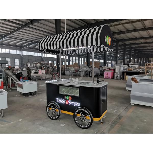 Multi-Function Coffee Carts Food Carts Mobile Food Cart for Ice Cream