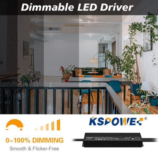 Ultra Slim 0-10v LED Dimmer TV Backlight 24v 200W For LED Ceiling Fan And Strip IP67 Rate