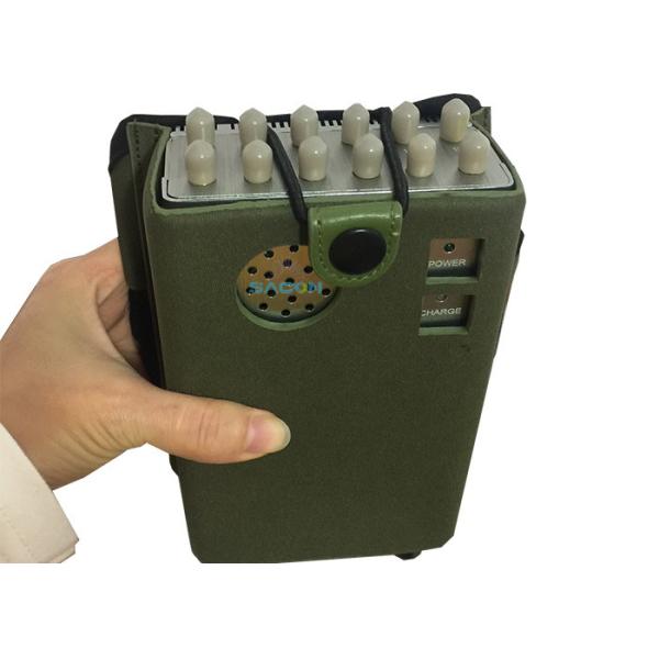 Portable Signal Jammer with 12 Channels 10000mAh Battery and 2-20m Shielding Radius for GPS WiFi and 4G