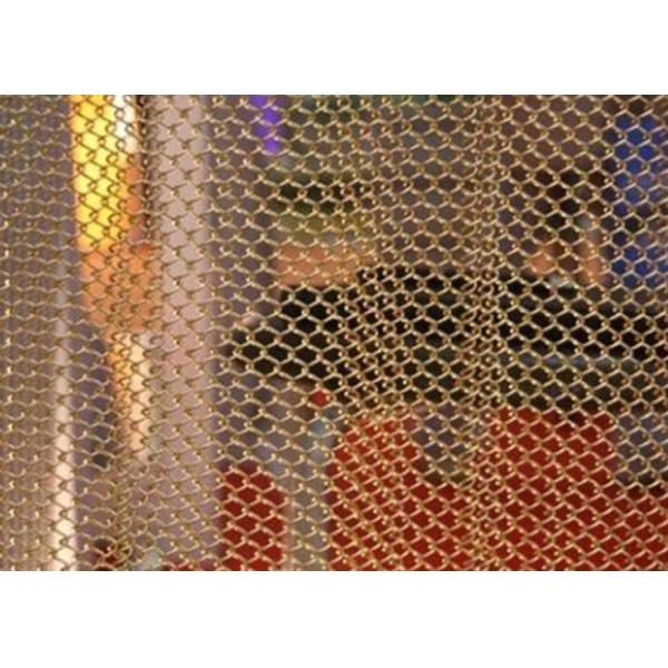 Decorative Chain Link Mesh 1mm Metal Coil Curtain