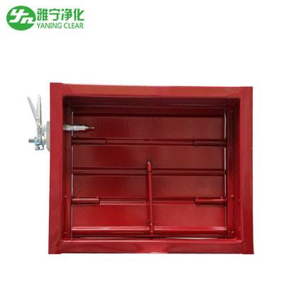 Mechanical Switch Red Aluminum Return Air Grille With Adjustable Opposed Blade Damper