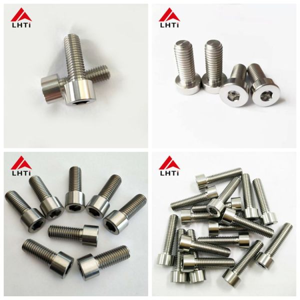 Forged M6 Gr2 Titanium Hex Socket Cap Screws DIN912