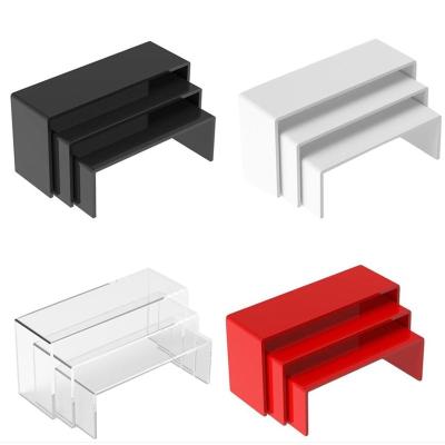 Acrylic Cake Stand Riser Set U-Type Display Frame Candy Dessert Table Decorations