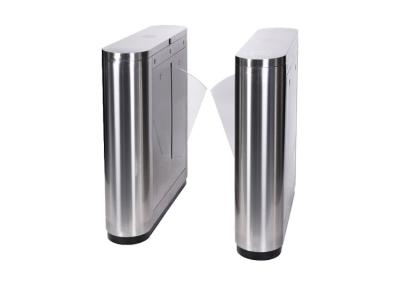 Porta de velocidade retrátil da entrada da barreira DC24V da altura da cintura do braço do leitor de cartão 27cm do RFID