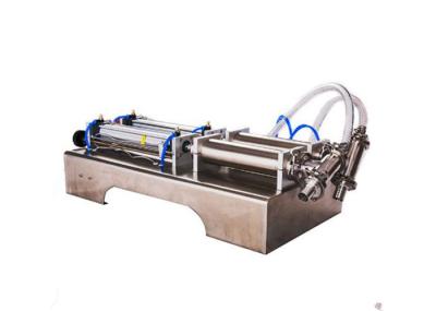 0.4 Mpa Two Head Water Filling Machine Semi Automatic Bottle 0.3m3 Min