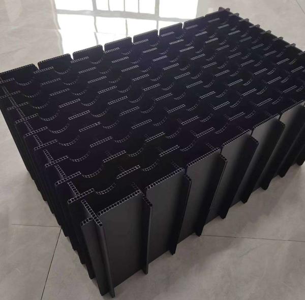 Anti Static Plastic Dividers Box Corrugated Multi Compartment Plastic Storage Boxes Rectangular