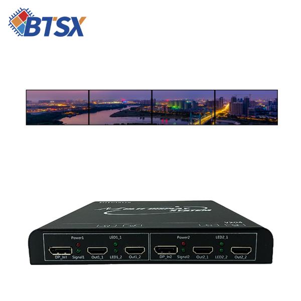 8K60 Multi-Screen Expander 8K Input 1X4 2X4 4K60 Multi-Desktop Operation Pavilion Exhibition 4 Outptput HDMI Interfaface