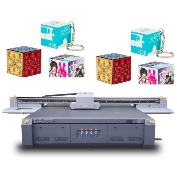 High-Quality Large-Format UV Inkjet Printer Factory Direct-Sale Stationery Case Building Blocks Metal Acrylic PU UV Printer