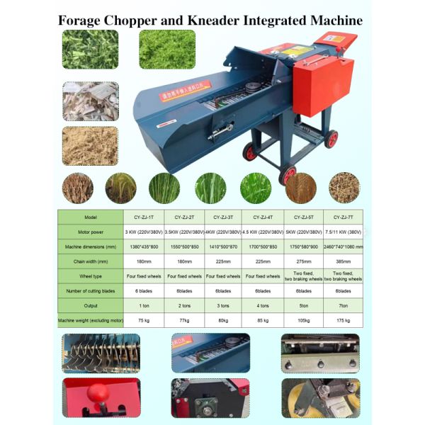 Grass Cutting And Silk Kneading Machine For Silage Cutting And Fiber Processing