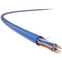Câble d'UTP Cat6, câble du réseau Cat6, 24AWG cuivre nu, 0.53mm, veste de PVC