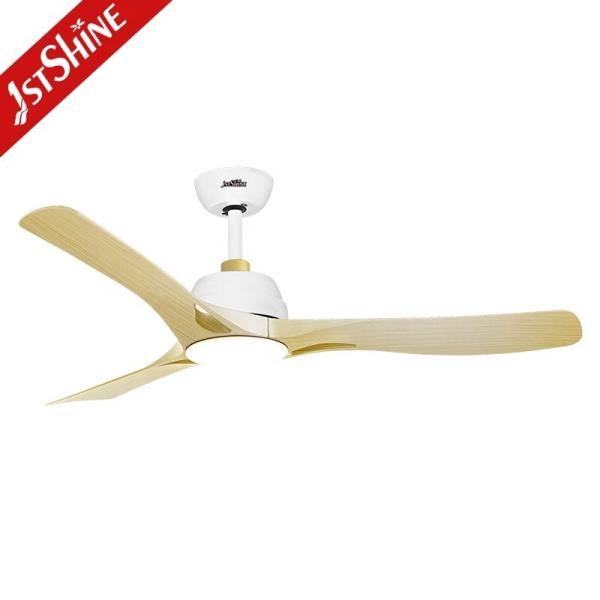 1stshine Reversível Motor LED ventilador de teto com ABS Metal material corpo da lâmpada e 3 lâminas