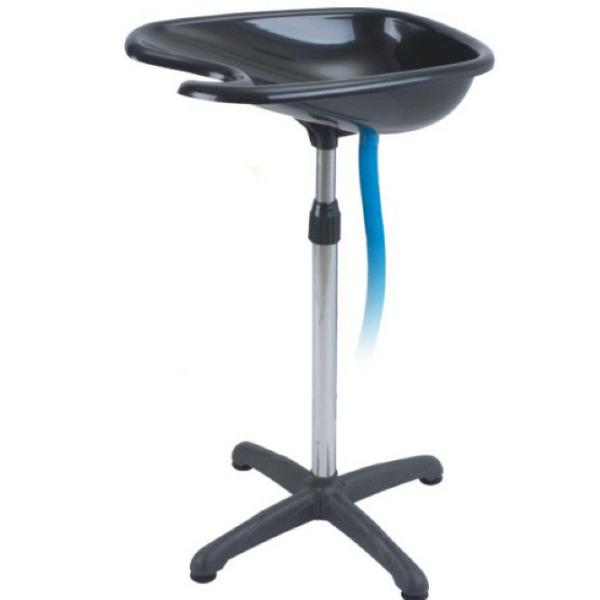WT-6742 Black Hair Wash Basin , Salon Storage Cart Adjustable Height
